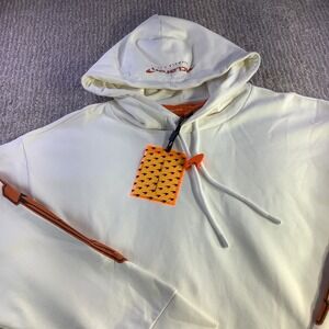 REISS McLaren Formula 1 Oversized White Long Sleeve Hoodie Size M NWT‎